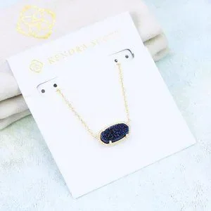 Kendra Scott Jewelry Kendra Scott Elisa Dark Blue Drusy